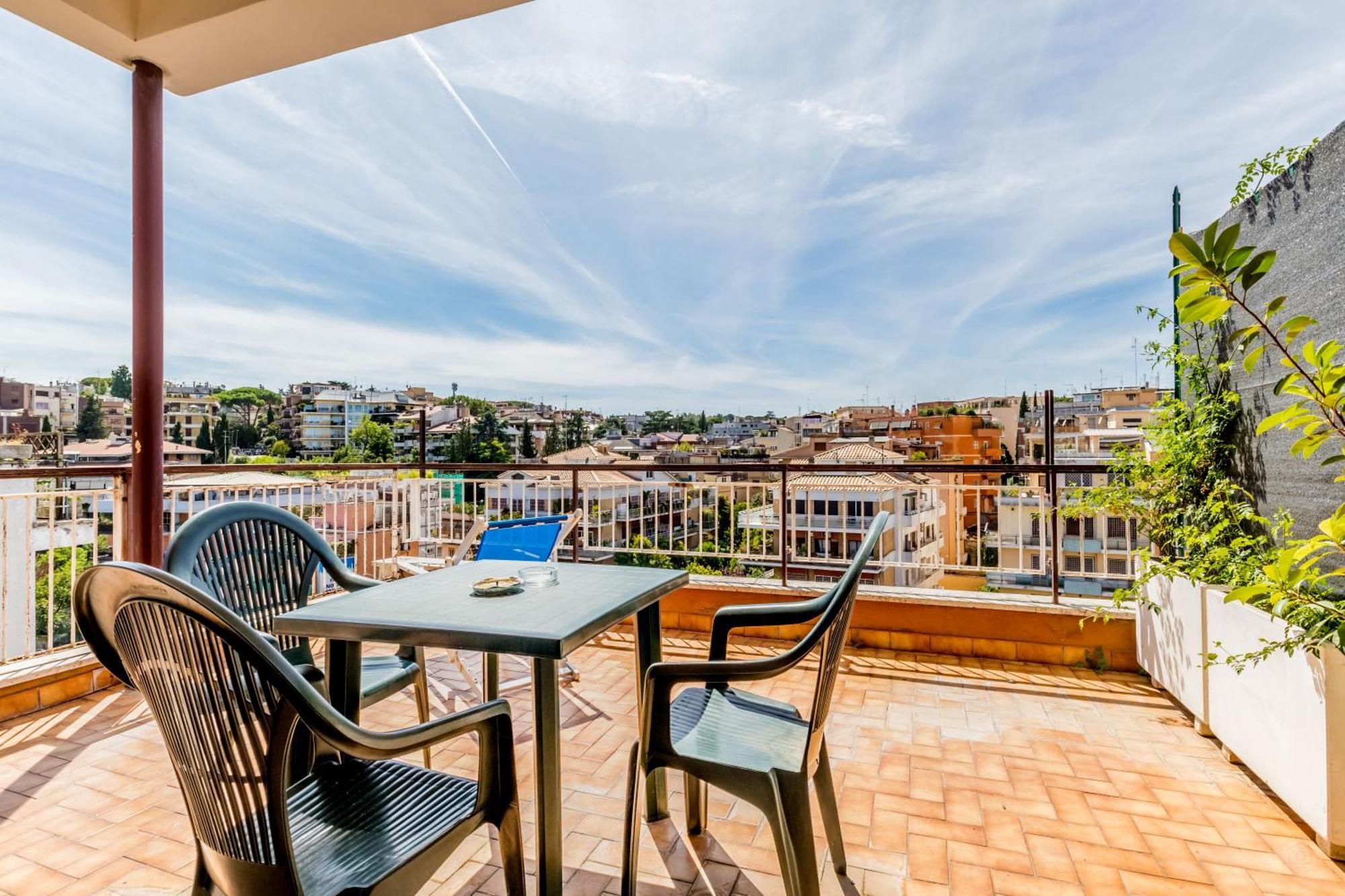 ローマL'Attico Con Terrazza In Corso Franciaアパートメント エクステリア 写真