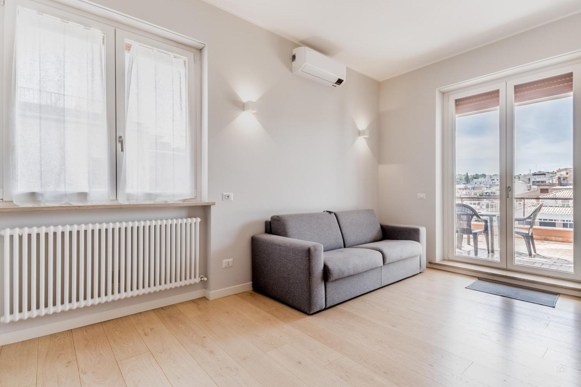 ローマL'Attico Con Terrazza In Corso Franciaアパートメント エクステリア 写真