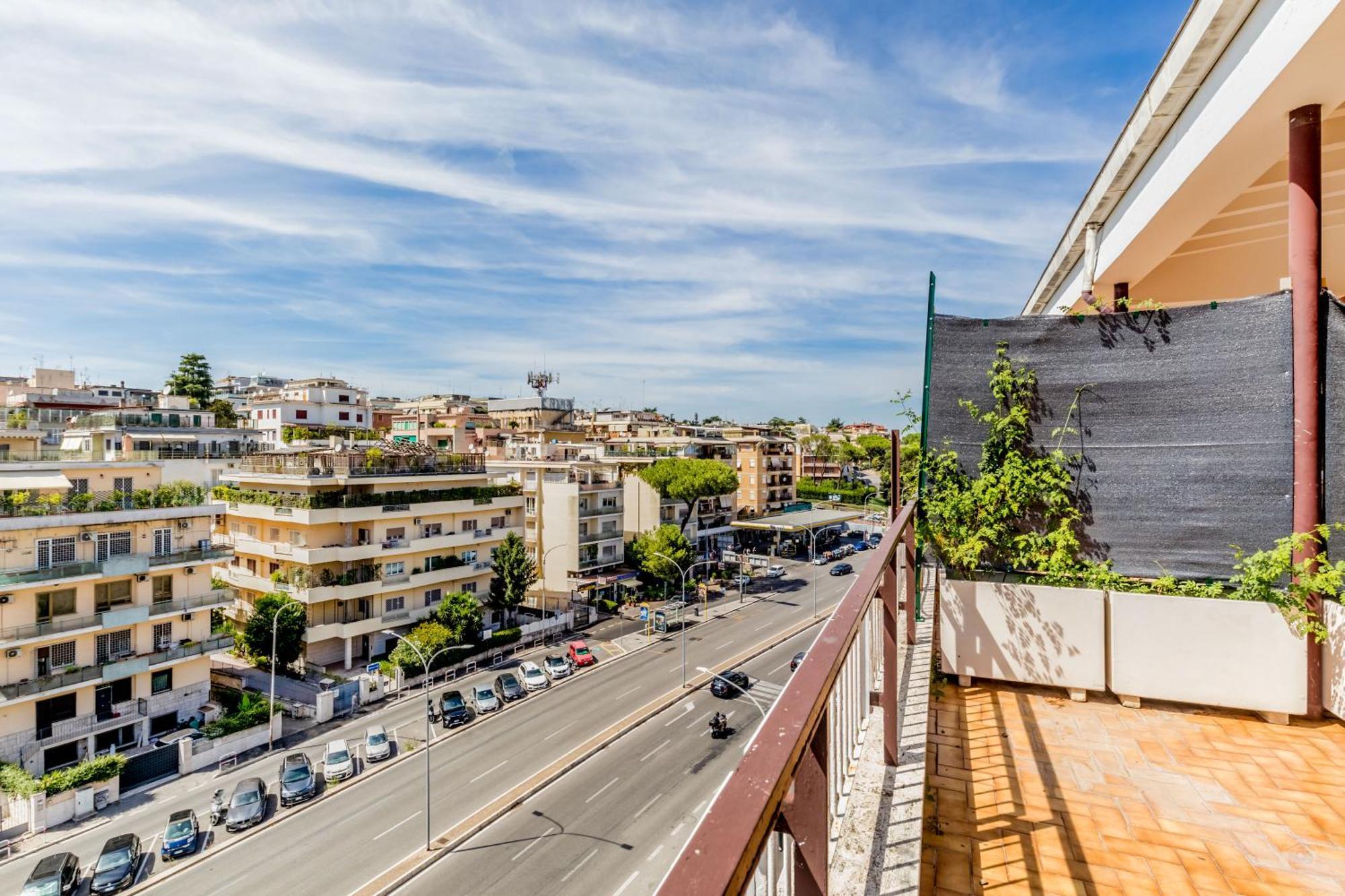 ローマL'Attico Con Terrazza In Corso Franciaアパートメント エクステリア 写真